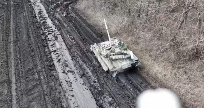 Russian drone tank seen