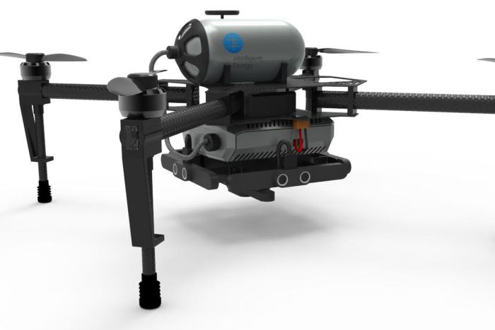 Drone with hydrogen fuel cell has 2 hour flight time