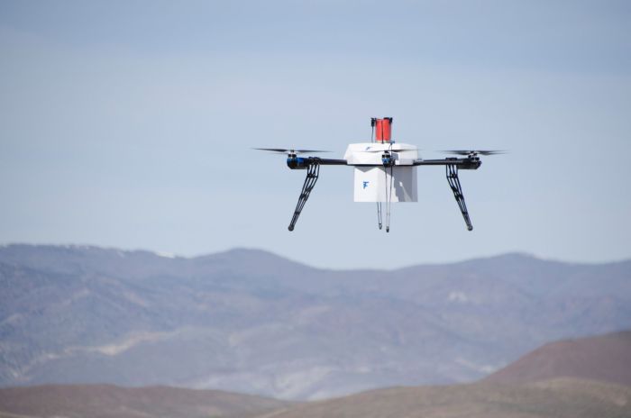 First urban drone delivery in nevada